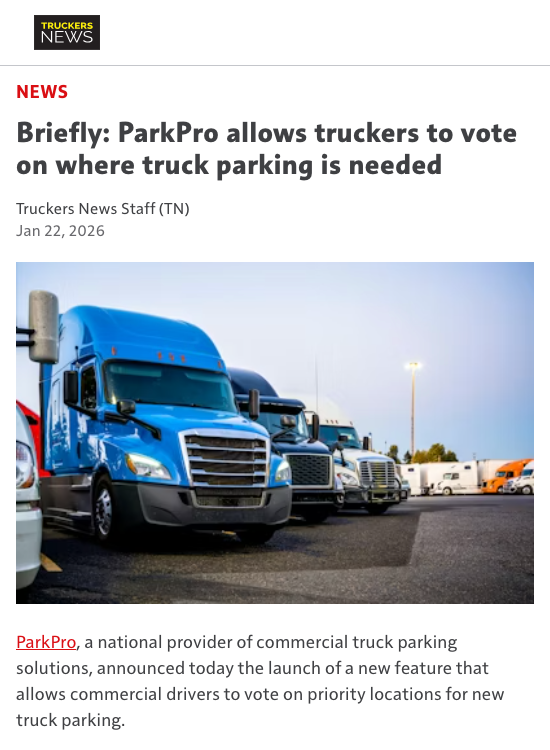 www.truckersnews.com_news_article_15815291_briefly-parkpro-allows-truckers-to-vote-on-where-truck-parking-is-needed_ParkPro_Press