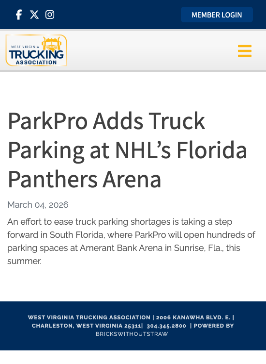 www.wvtrucking.com_press_transport-topics_6065-parkpro-adds-truck-parking-at-nhls-florida-panthers-arena_ParkPro_Press